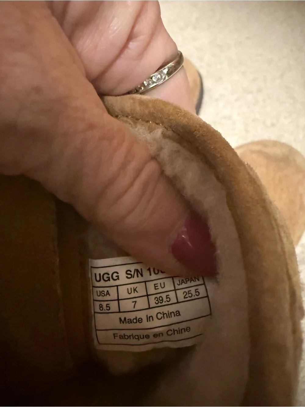 UGG warm shearling